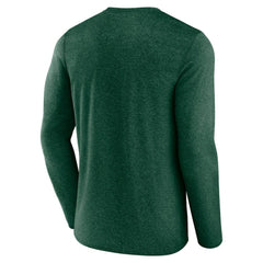 Minnesota Wild Fanatics Transition Long Sleeve T-Shirt - Heather Green | US 201191076