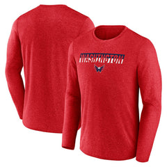 Washington Capitals Fanatics Transition Long Sleeve T-Shirt - Heather Red | US 201191077