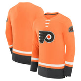 Philadelphia Flyers Fanatics Vintage High Point Long Sleeve T-Shirt - Orange | US 201191183