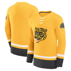 Boston Bruins Fanatics Vintage High Point Long Sleeve T-Shirt - Gold | US 201191184