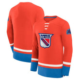 New York Rangers Fanatics Vintage High Point Long Sleeve T-Shirt - Blue | US 201191188