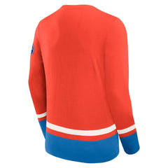 New York Rangers Fanatics Vintage High Point Long Sleeve T-Shirt - Blue | US 201191188