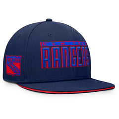 New York Rangers Fanatics Fundamental Gino Stack Snapback Hat - Blue | US 201193220