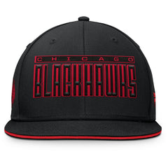 Chicago Blackhawks Fanatics Fundamental Gino Stack Snapback Hat - Black | US 201193231