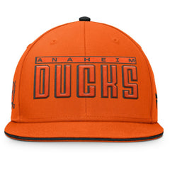 Anaheim Ducks Fanatics Fundamental Gino Stack Snapback Hat - Black | US 201193232
