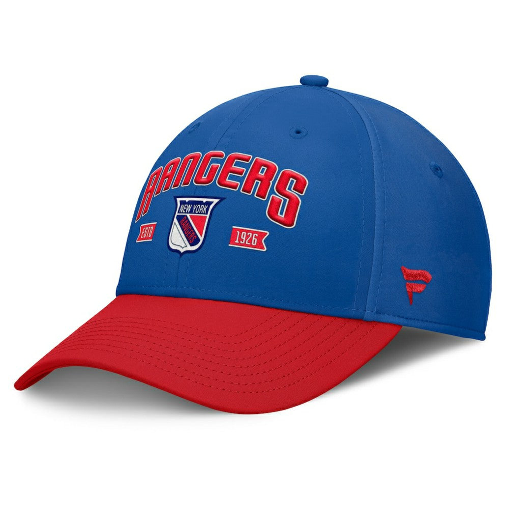 New York Rangers Fanatics Heritage Captain Flex Hat - Blue/Red | US 201193243