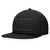 Vegas Golden Knights Fanatics Heritage Ice Time Wordmark Fitted Hat - Black | US 201193246