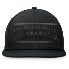 Vegas Golden Knights Fanatics Heritage Ice Time Wordmark Fitted Hat - Black | US 201193246