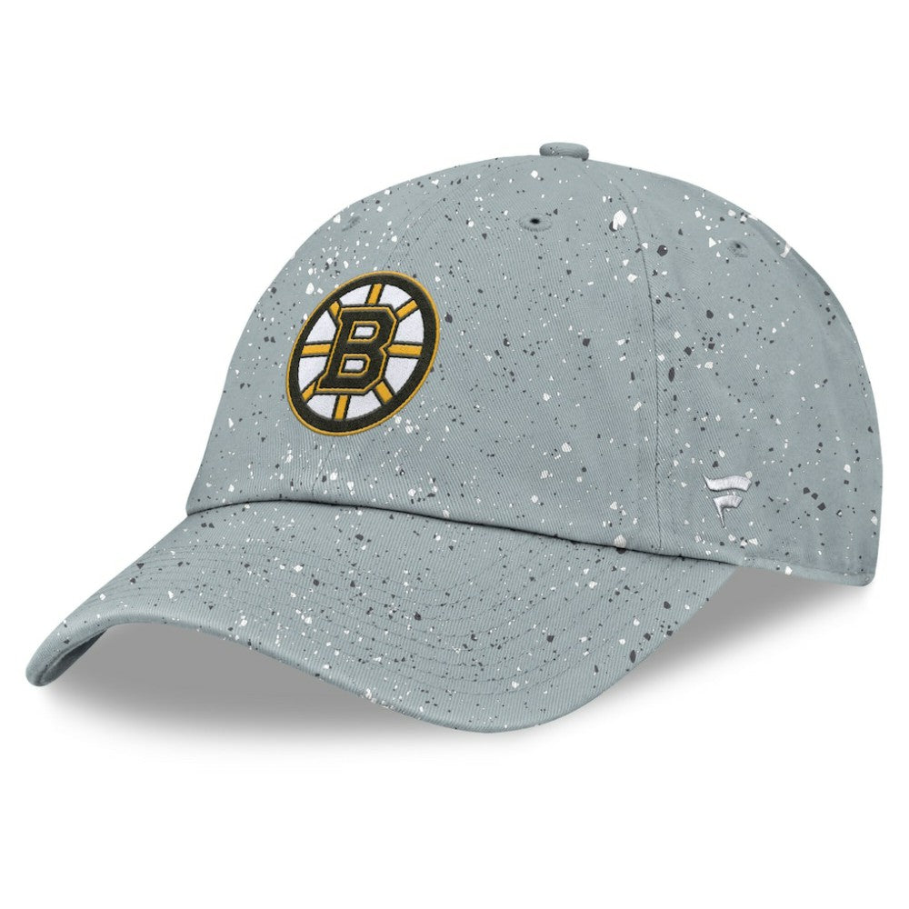 Boston Bruins Fanatics Women's Heritage Snow Day Speckle Adjustable Hat - Gray | US 201193293