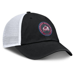 Colorado Avalanche Fanatics Averie Trucker Adjustable Hat - Black/White | US 201193372