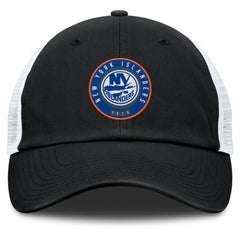 New York Islanders Fanatics Averie Trucker Adjustable Hat - Black/Gray | US 201193383