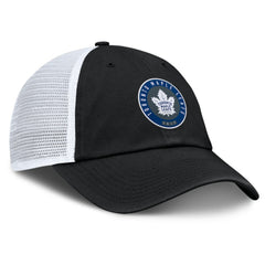 Toronto Maple Leafs Fanatics Averie Trucker Adjustable Hat - Black/Gray | US 201193388