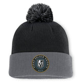 Vegas Golden Knights Fanatics Aspyn Cuffed Knit Hat with Pom - Black | US 201193411