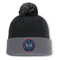 Washington Capitals Fanatics Aspyn Cuffed Knit Hat with Pom - Black | US 201193412
