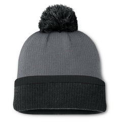 Boston Bruins Fanatics Women's Cuffed Knit Hat with Pom - Charcoal | US 201193433