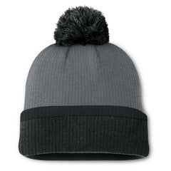 Vegas Golden Knights Fanatics Women's Cuffed Knit Hat with Pom - Charcoal | US 201193436