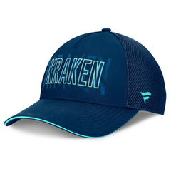 Seattle Kraken Fanatics Fundamental Flex Hat - Deep Sea Blue | US 201193448