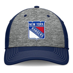 New York Rangers Fanatics Fundamental Top Shelf 2-Tone Flex Hat - Gray/Navy | US 201193457