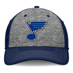 St. Louis Blues Fanatics Fundamental Top Shelf 2-Tone Flex Hat - Gray/Navy | US 201193463