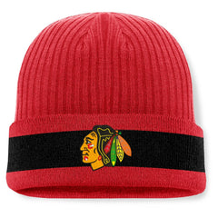 Chicago Blackhawks Fanatics Blueliner Cuffed Knit Hat - Red | US 201193498