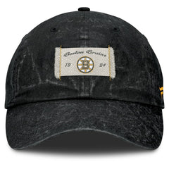 Boston Bruins Fanatics Women's Heritage Away Game Adjustable Hat - Black | US 201193524