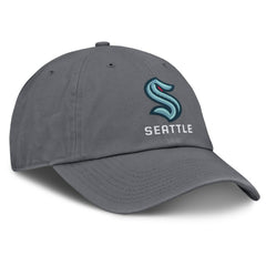 Seattle Kraken Fanatics Washed Adjustable Hat - Charcoal | US 201193601