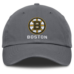 Boston Bruins Fanatics Washed Adjustable Hat - Charcoal | US 201193617