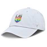 Vegas Golden Knights Fanatics PRIDE Adjustable Hat - White | US 201193772