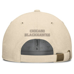 Chicago Blackhawks Fanatics Front Office Canvas Adjustable Hat - Tan | US 201193810