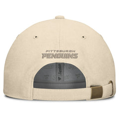 Pittsburgh Penguins Fanatics Front Office Canvas Adjustable Hat - Tan | US 201193813