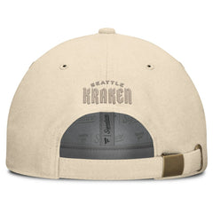 Seattle Kraken Fanatics Front Office Canvas Adjustable Hat - Tan | US 201193814
