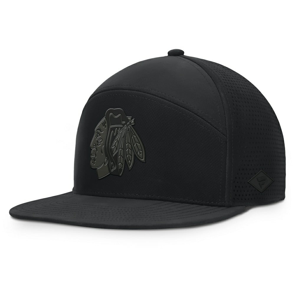 Chicago Blackhawks Fanatics Front Office Adjustable Hat - Black | US 201193823
