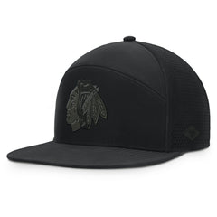 Chicago Blackhawks Fanatics Front Office Adjustable Hat - Black | US 201193823