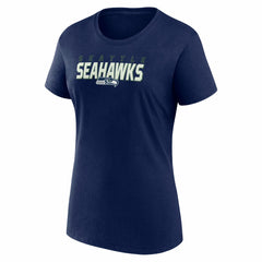 Seattle Seahawks Logo Athletic Women's Lean T-Shirt - College Navy T-shirts