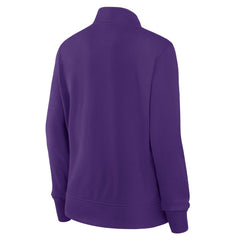 Minnesota Vikings Logo Athletic Women's Velocity Quarter-Zip Jacket - Purple Jackets