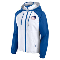 New York Giants Women's Full-Zip Anorak Hoodie Jacket - White Hoodies
