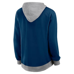 Seattle Kraken Logo Athletic Women's Hit It French Terry Full-Zip Hoodie - Navy | US 201195247