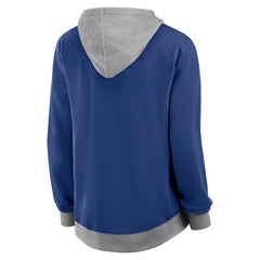 Tampa Bay Lightning Logo Athletic Women's Hit It French Terry Full-Zip Hoodie - Blue | US 201195267