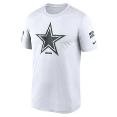 Dallas Cowboys 2024 Salute To Service Legend Performance T-Shirt - White T-shirts