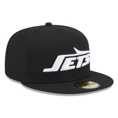 New York Jets New Era Omaha 59FIFTY Fitted Hat - Black Hats