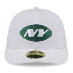 New York Jets New Era Omaha Low Profile 59FIFTY Fitted Hat - White Hats
