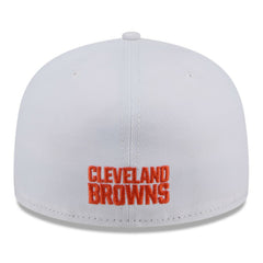 Cleveland Browns New Era Omaha 59FIFTY Fitted Hat - White Hats