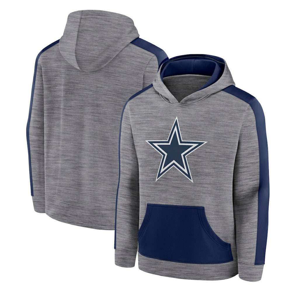 Dallas Cowboys Deliver Pullover Hoodie - Heather Gray Hoodies