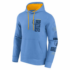 Memphis Grizzlies Game Time Crossover Pullover Hoodie Blue - Fanatics outlet