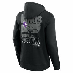 Sacramento Kings Game Time Crossover Pullover Hoodie Black - Fanatics
