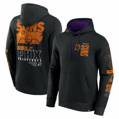 Phoenix Suns Game Time Crossover Pullover Hoodie Black - Fanatics