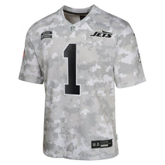 Sauce Gardner New York Jets Youth 2024 Salute to Service Game Jersey - Arctic Camo Jerseys