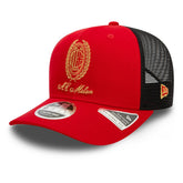 AC Milan New Era Heritage Gold Original Fit 9FIFTY Stretch-Snap Hat Red - New Era sale