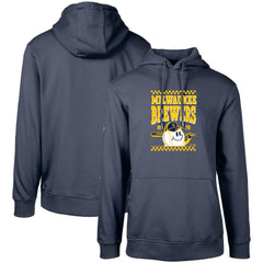 Milwaukee Brewers Levelwear Podium Inaugural Pullover Hoodie - Navy Hoodies
