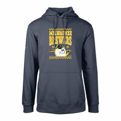 Milwaukee Brewers Levelwear Podium Inaugural Pullover Hoodie - Navy Hoodies